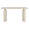 Chic Acacia Veneer Console Table, Elegant, Layered Design for Entryway, Hallway, Living Room, Foyer - 3 of 4