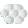 MEEDEN 7-Well Studio Porcelain Paint Palette Tray,Artist Mixing Colour Tray by 4-3/4 Inches for Watercolor Gouache Painting,Round,White - 3 of 4