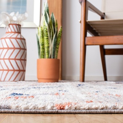 Gray Diamond Hand-Knotted Synthetic 4' x 6' Area Rug