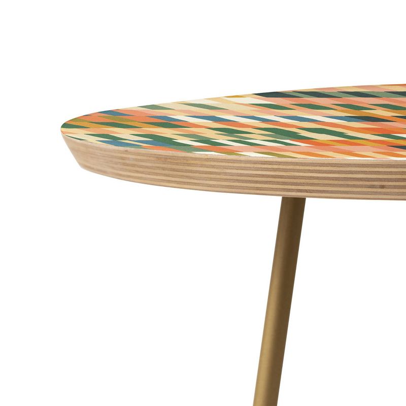 Gigi Rosado Pastel Mosaic Side Round Table - Deny Designs, 4 of 6