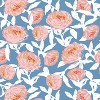 Floral Peel & Stick Wallpaper Blue/White - Opalhouse™: Removable, Self-Adhesive, Bohemian Botanical Decor - 2 of 4