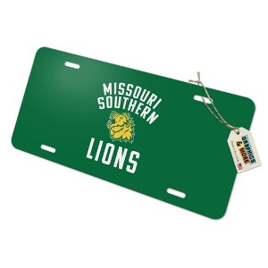 Missouri Southern State University Lions Logo Novelty Metal Vanity Tag License Plate - 1 of 4