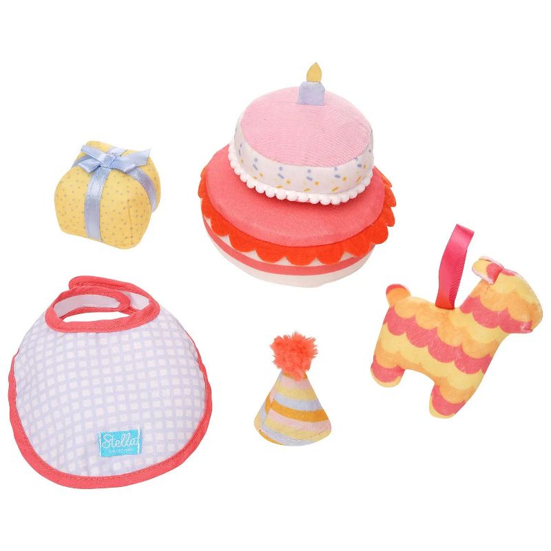 Manhattan Toy Stella Collection Birthday Party 6 Piece Baby Doll Birthday Party Playset for 12" and 15" Stella Dolls, 5 of 7