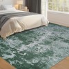 Abstract Machine Washable Rug with Non Slip Backing Ultra-Thin Non Shedding Stain Resistant Indoor Carpet for Living Room Bedroom Dining Room - 3 of 4