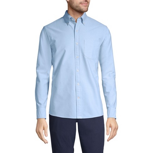 Lands' End Men's Tailored Fit Long Sleeve Sail Rigger Oxford Shirt - image 1 of 4