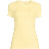 Lands' End Women's Cotton Rib T-shirt - 3 of 3