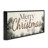 Stupell Industries Woodland Christmas Typography Black Framed Giclee Art - 3 of 4