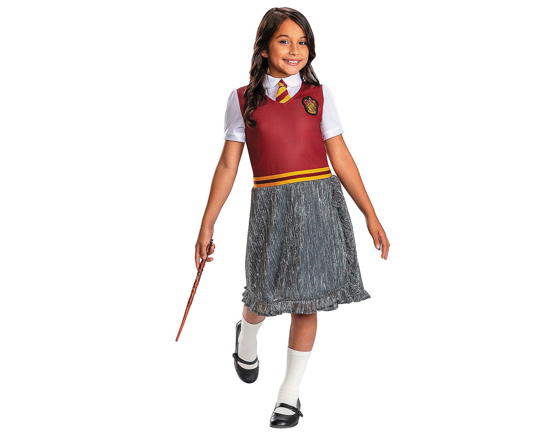 Girls' Harry Potter Gryffindor Halloween Costume Dress - Red - 7-8