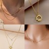 18K Gold Plated Sterling Silver Chain, 0.8mm Thin Box Chain Necklace 16-24 Inch - 4 of 4