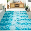 Rainbow Shag RBO100 Flatweave-Power Loomed Skid-Resistant Indoor Rugs - Safavieh - 2 of 4