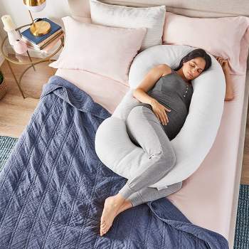 Leachco Snoogle Chic Jersey Support Pillow - Heather Gray : Target