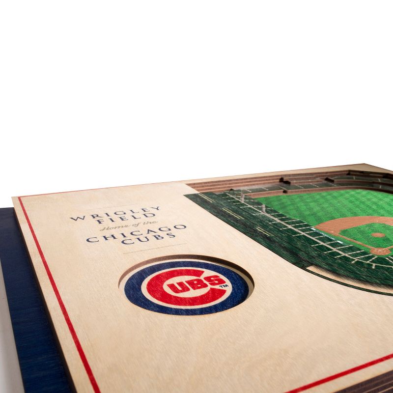 MLB Chicago Cubs 5-Layer StadiumViews 3D Wall Art, 3 of 6