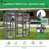 Cat House For Outside With 6 Platforms, Cat Cage With Waterproof Roof In 60 Inch Tall, Modern Cat House-Cuddlewood - 3 of 4