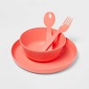 7 6pk Plastic Divided Kids' Dinner Plates - Pillowfort™ : Target