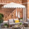 Venice 7.5 Ft Square Crank Umbrella - PAT8410 - Safavieh - 3 of 4
