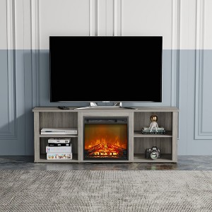 HOMLUX Modern Fireplace TV Stand for TVs up to 65" with 1400W Electric Fireplace - 1 of 4