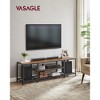 VASAGLE TV Stand Industrial Entertainment Center, Modern TV Console with Open Storage Shelves - 2 of 4