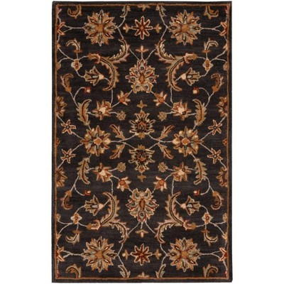 Handmade Charcoal Wool 8' x 10' Tufted Rectangular Rug