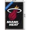Trends International NBA Miami Heat - Logo 14 Framed Wall Poster Prints - 3 of 4