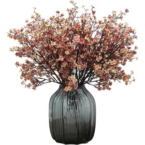Attop Global Babys Breath Silk Artificial Flowers 6 Bundle European Fake Flowers Decor DIY Home Decor Beige Brown - 1 of 4