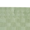 LunaLulinlk Green Check Fabric Shower Curtain - 3 of 4
