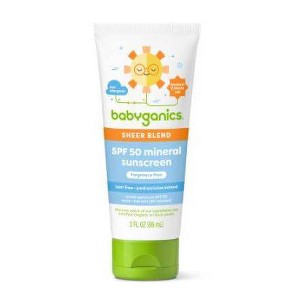 Babyganics Sheer Blend SPF 50 Mineral Sunscreen - 3 fl oz - 1 of 4