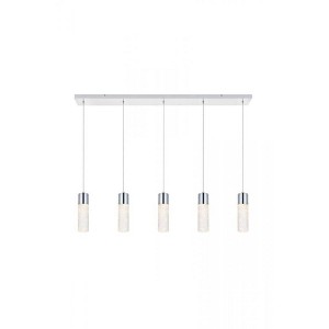 Elegant Lighting Constellation 5 light Chrome LED Pendant - 1 of 4