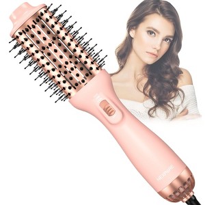 NEXPURE 4-in-1 Hair Dryer Brush for Thick Hair – Ionic Ceramic Titanium Hot Air Volumizer & Anti-Frizz Styler - 1 of 4