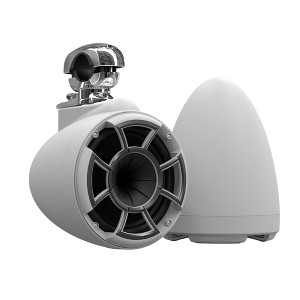 Wet Sounds REV 8 SE W-SC V2 MINI - White REV8 Special Edition - Revolution Series 8" Tower Speakers, Pair with Mini Swivel Clamps - 1 of 4