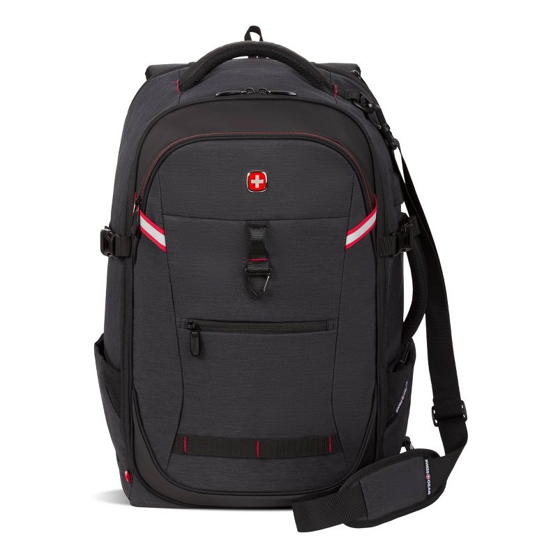 SWISSGEAR Core Travel 22&#34; Backpack - Charcoal Gray, 1 of 13