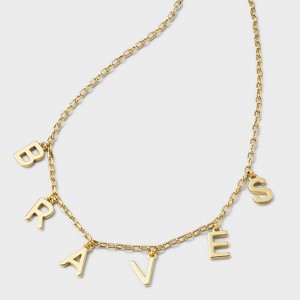 Bijoux Sport by Luv Aj MLB Gold Charm Letter Necklace - 1 of 4