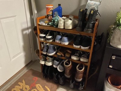 Rowan Acacia 2-Tier Shoe Shelf