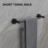 Set of 6 Wall-Mounted Towel Racks - 2 of 4