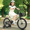Costway 12"/14"/16"/18" Kid’s Bike with Training Wheels Adjustable Handlebar & Seat Handbrake Green/Pink - 4 of 4