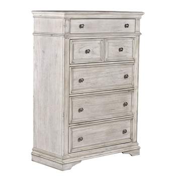Highland Park Chest Rustic Ivory - Steve Silver Co.