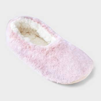 Women's Faux Fur Cozy Pull-On Slipper Socks