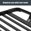 Roof Rack Basket, 63 x 37.8 Inch RB544 Car Carriers Rooftop Basket, 165Lbs Capacity Cargo Rack for SUV Truck Cars - 3 of 4