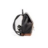 THE DUST COMPANY Leather Backpack Black Laurel Canyon Collection - 3 of 4