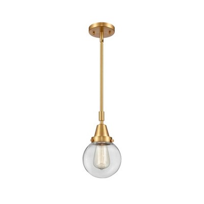 Beacon - 1 Light Stem Hung Mini Pendant In Industrial Style-10.63 Inches Tall and 6 Inches Wide