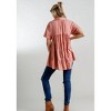 Women's Babydoll Long Tunic - umgee - 3 of 4