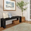 Rustic Dining Bench (57.9in / 1470mm) - 3 of 4