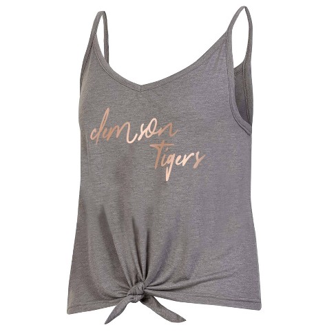 NCAA Clemson Tigers Women's Gray Tank Top - image 1 of 3