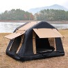 COWLOWN Black Foldable 2-3 Person Amphibious Inflatable Car Roof Tent for SUV/Truck (No Ladder) - 2 of 4
