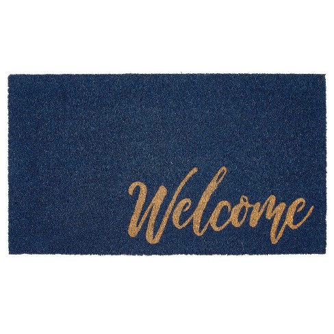 Entryway Door Mat Rug Indoor Outdoor 30x17.5 Welcome Doormat