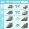 PetSafe Curved Dog Stairs – Foam Ramp for Small Pets, Non-Slip Ladder for Bed & Sofa with Waterproof Cover - 2 of 4