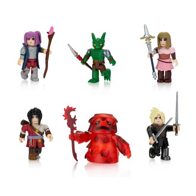 Roblox Action Collection World Zero Six Figure Pack With 500 Robux Includes Exclusive Virtual Item Target - roblox escape room jungle