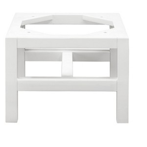 James Martin Signature Vanities Addison 15"  Wooden Stand for Grand Tower Hutch, Glossy White - 1 of 2