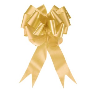 Unique Bargains Christmas Wedding Car Basket Gift Wrapping Large Pull Bow 15 Pcs - 1 of 4