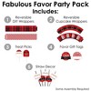 Big Dot of Happiness Jolly Santa Claus - Christmas Party Favors and Cupcake Kit - Fabulous Favor Party Pack - 100 Pieces - 2 of 4