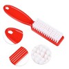 Unique Bargains Plastic Fingernail Cleaner Nail Brush 4 Pcs - 3 of 4